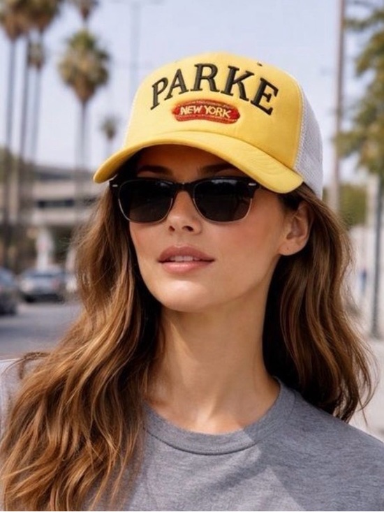 Parke Accessories - NWT Parke NYC Hot Dog Hat 2025 Yellow Trucker Cap Factory Sealed Sold Out
